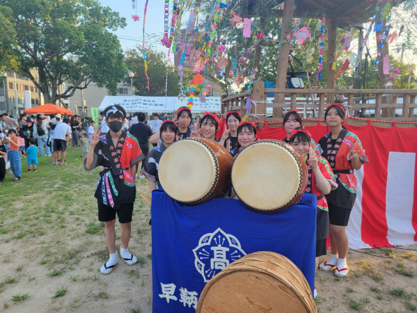 【平家太鼓部】地域の夏祭りに出演