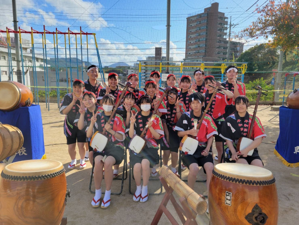 文関フェスティバルに出演【平家太鼓部】