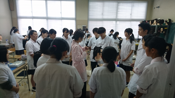 1年生(3期生)ワインディング授業
