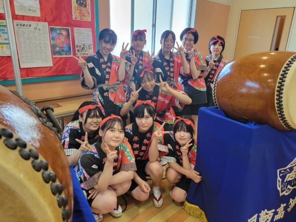 【平家太鼓部】あおぞらの里下関幡生デイサービスの夏祭りで演奏